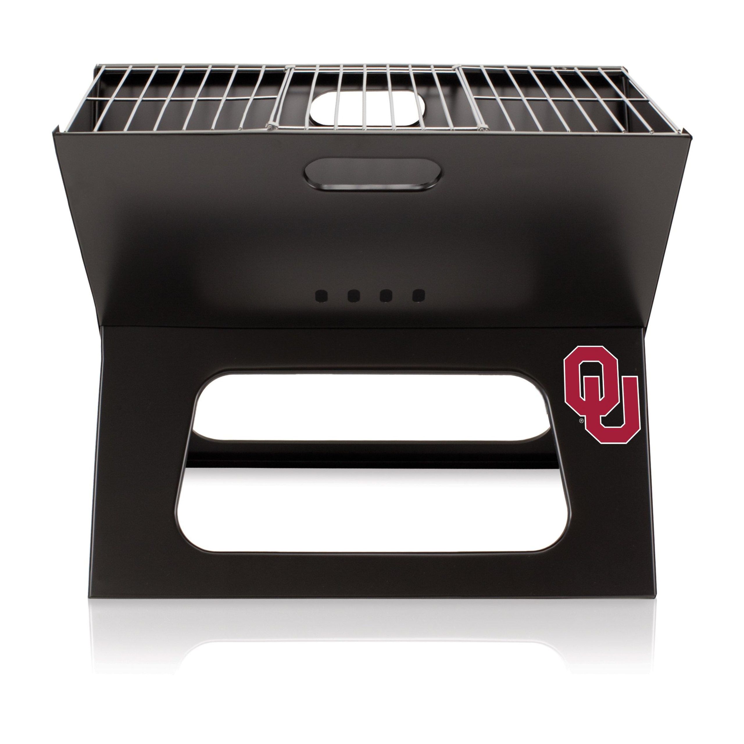 NCAA Oklahoma Sooners X-Grill Portable Charcoal BBQ Grill