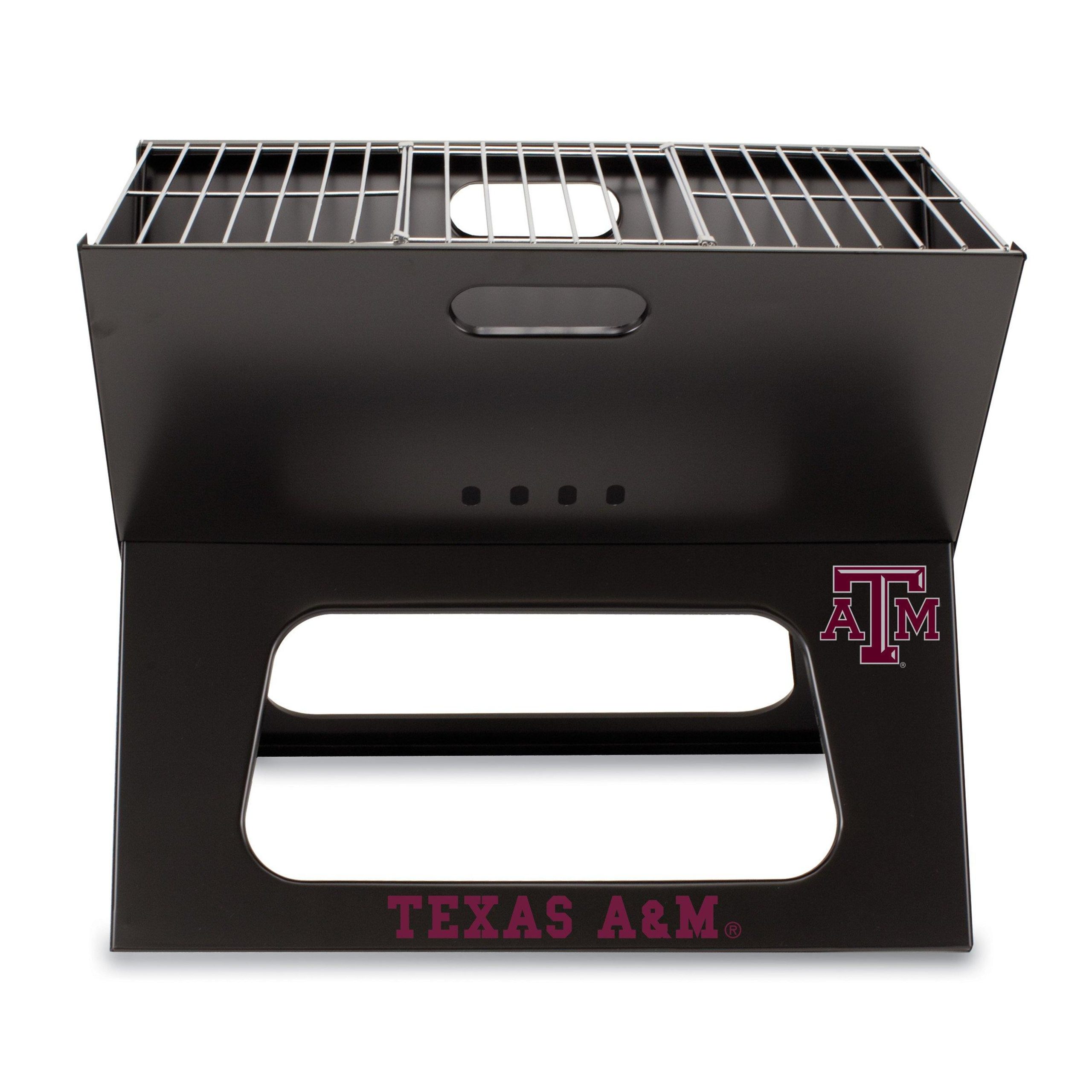 NCAA Texas A&M Aggies X-Grill Portable Charcoal BBQ Grill