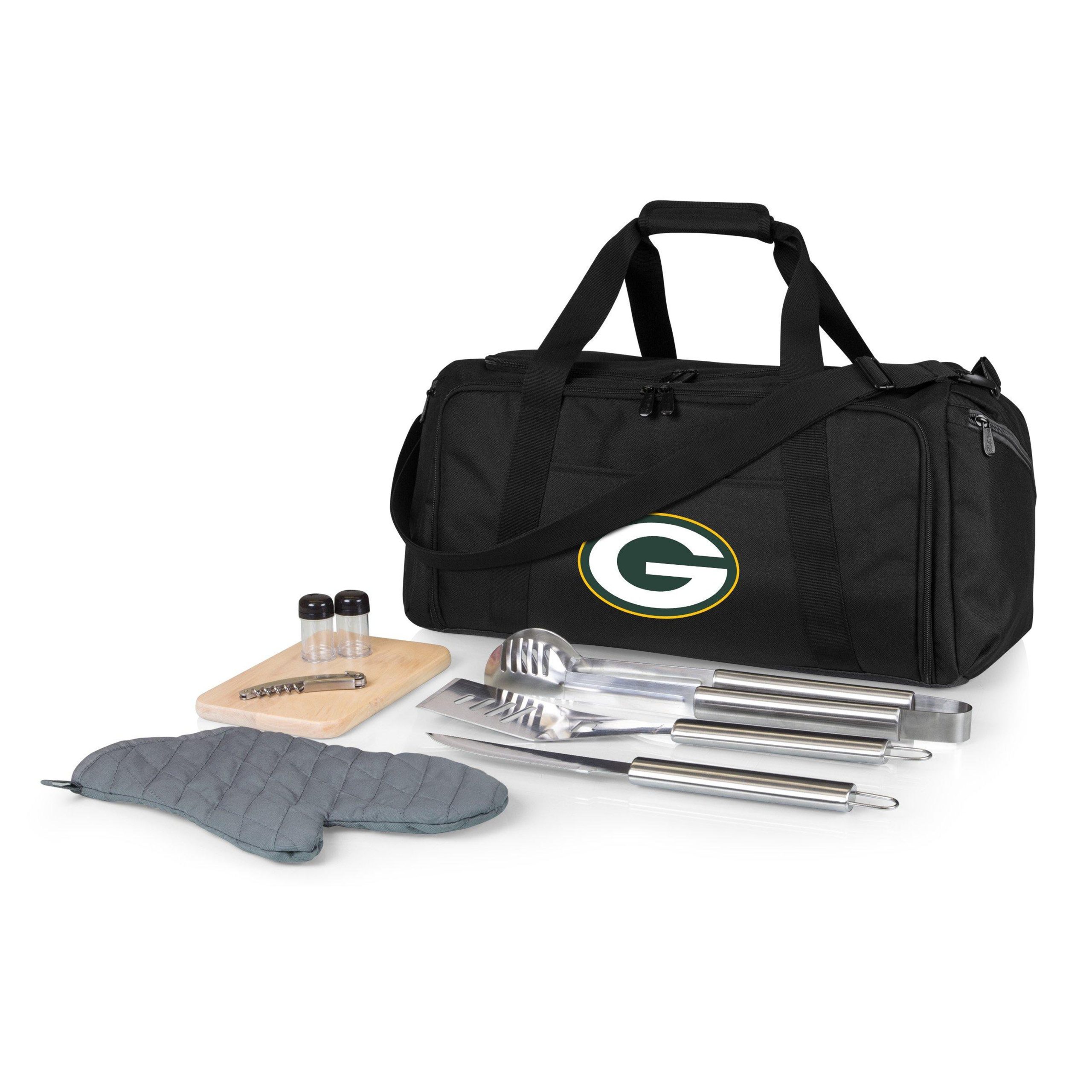 Green Bay Packers NFL 8PC Grill Set & Cooler