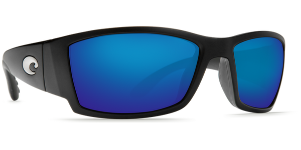 Costa Del Mar Corbina Sunglasses – Matte Black/Blue Mirror 580G