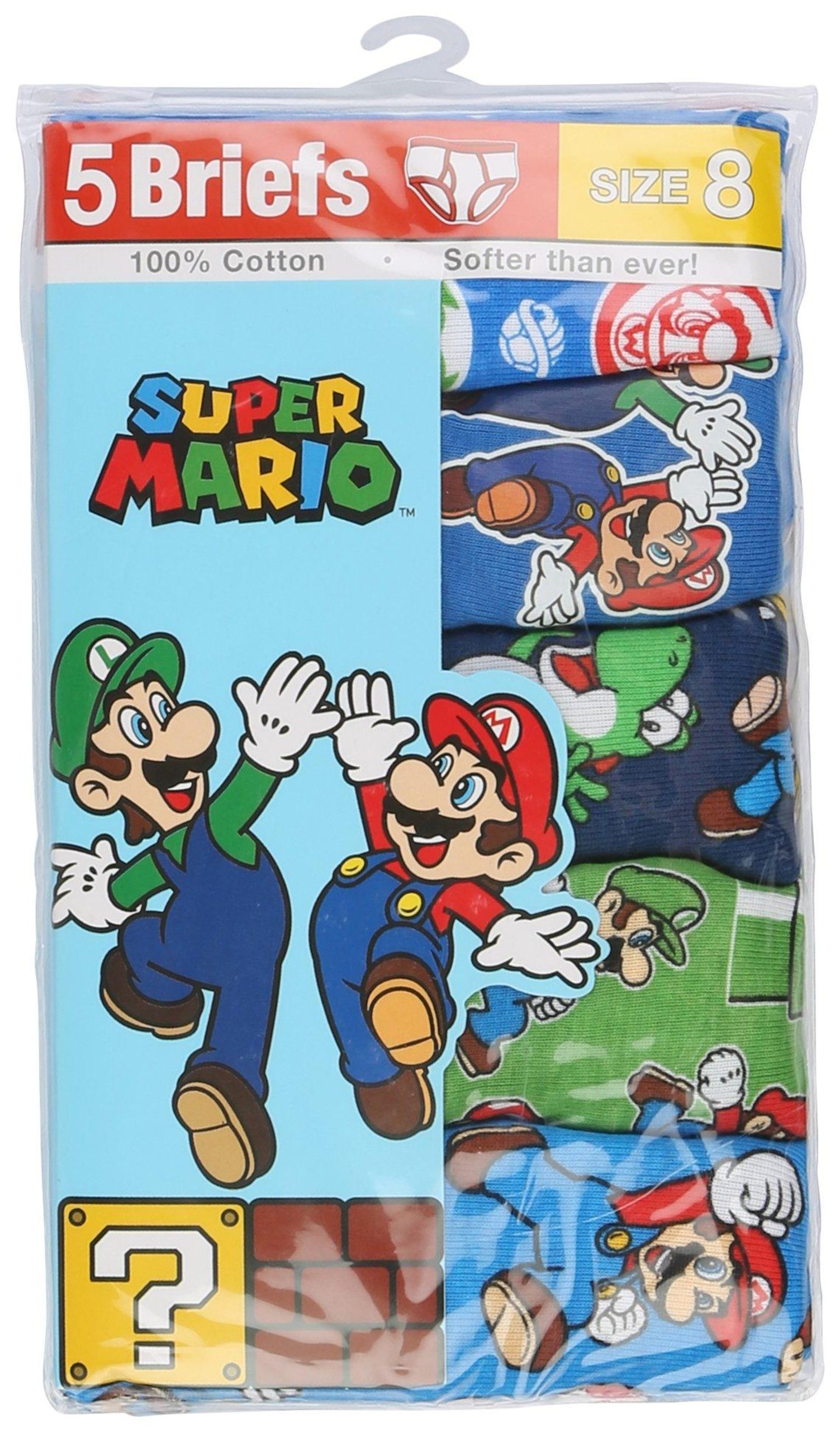 Big Boys 5-pk. Super Mario Brothers Briefs