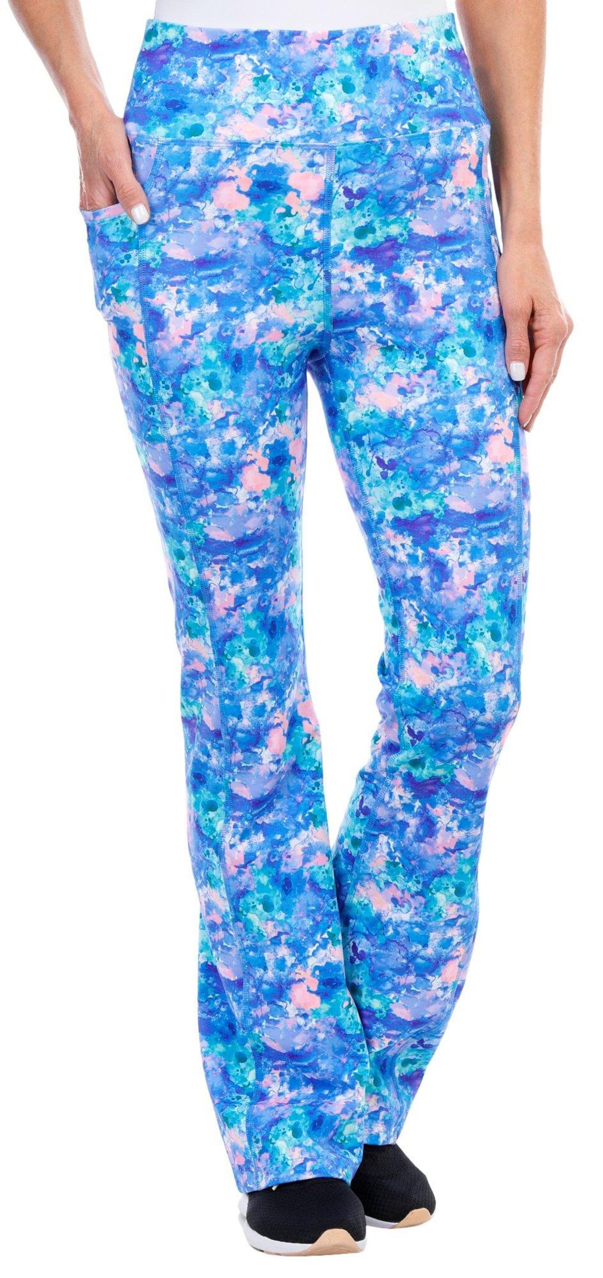 Brisas Womens 31 in. Print Bootcut Leggings