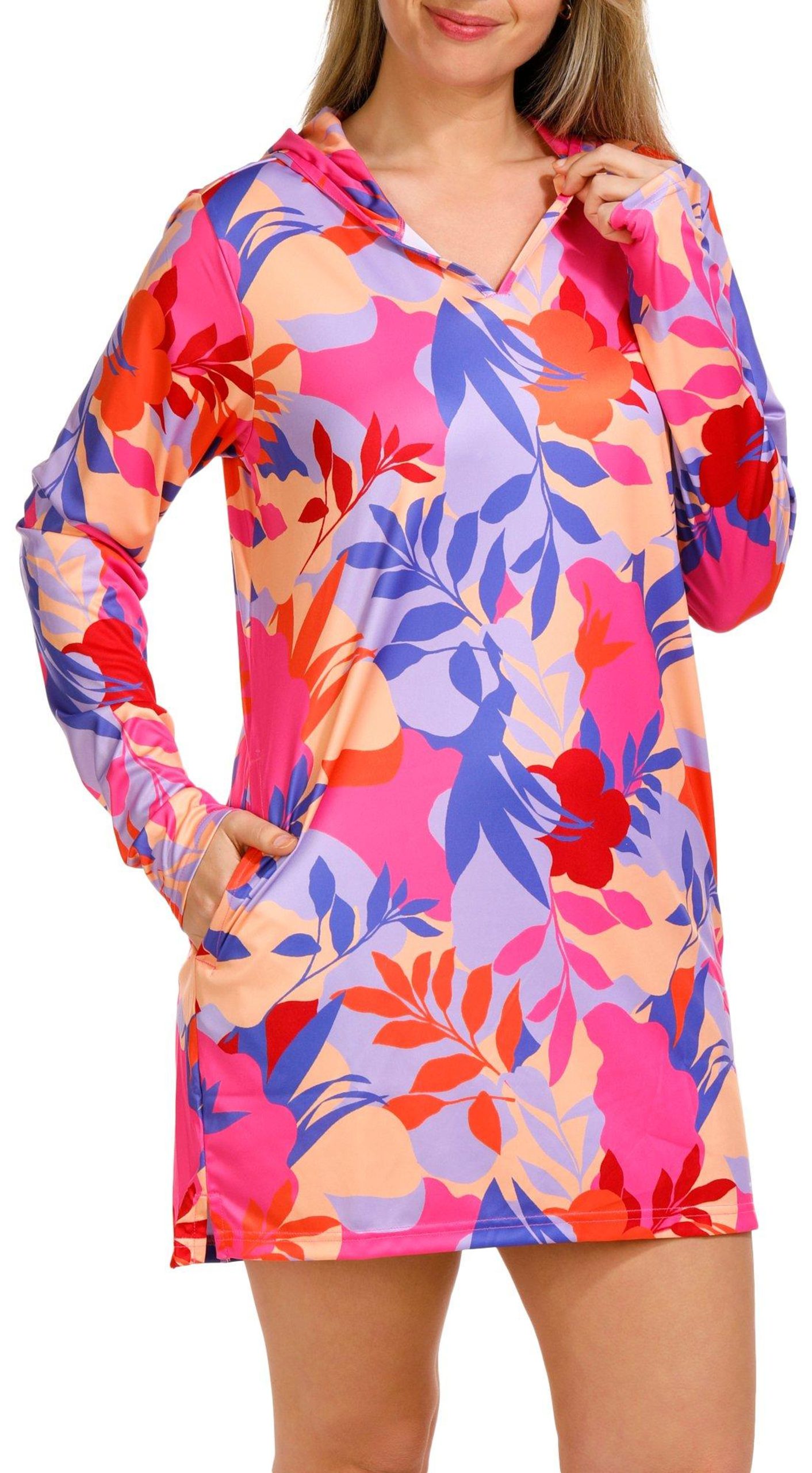 Columbia Womens Active Summerdry Print Coverup Dress