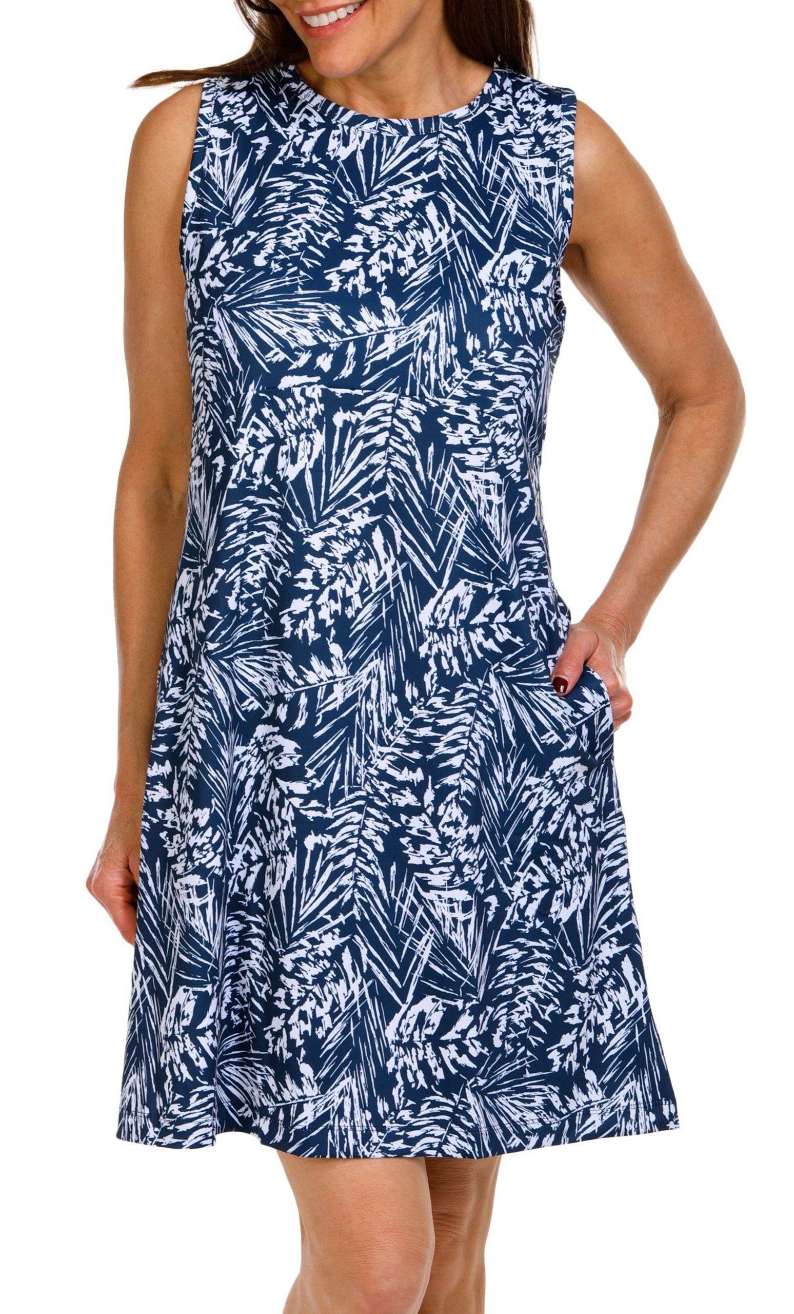 Columbia Womens PFG Print Freezer Tank Dress