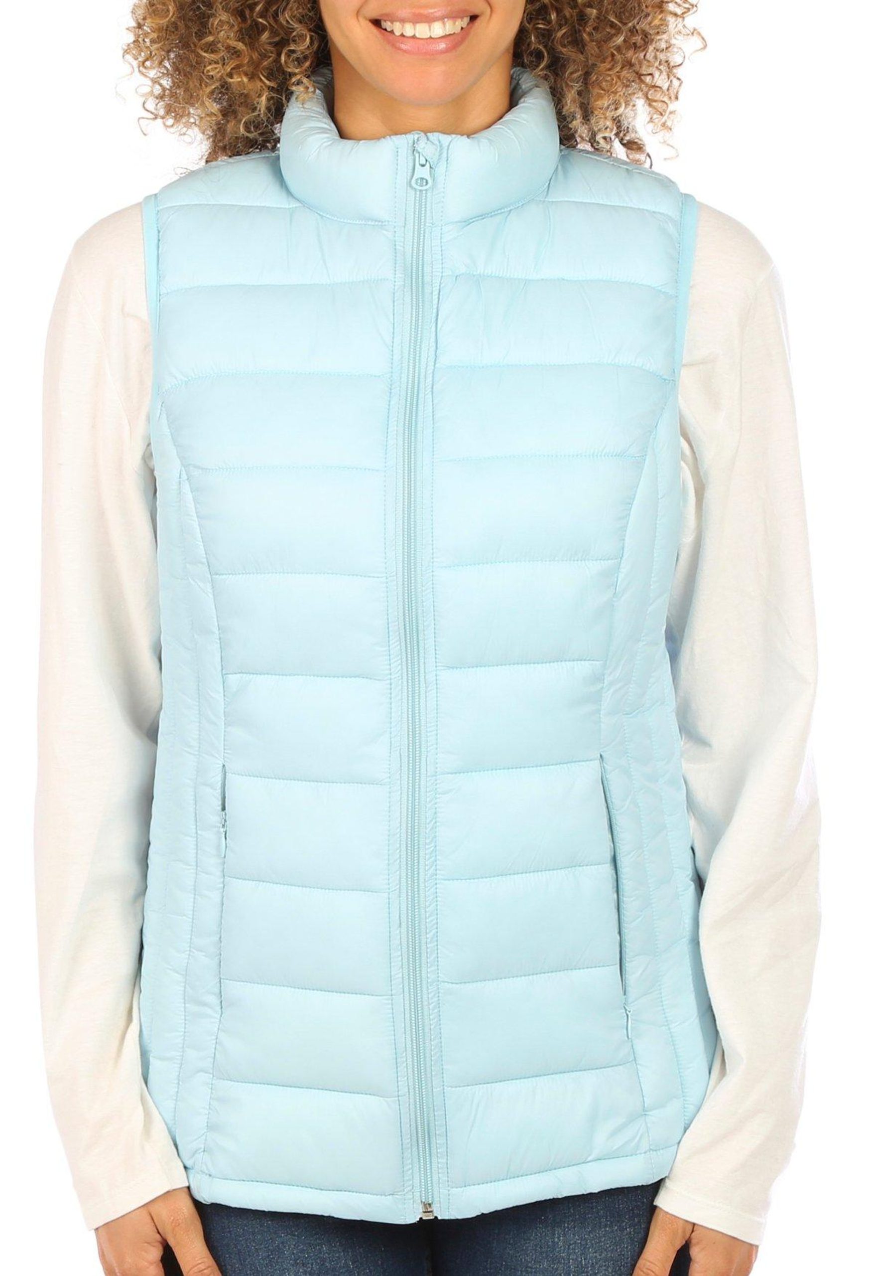 Reel Legends Womens Solid Puffer Vest