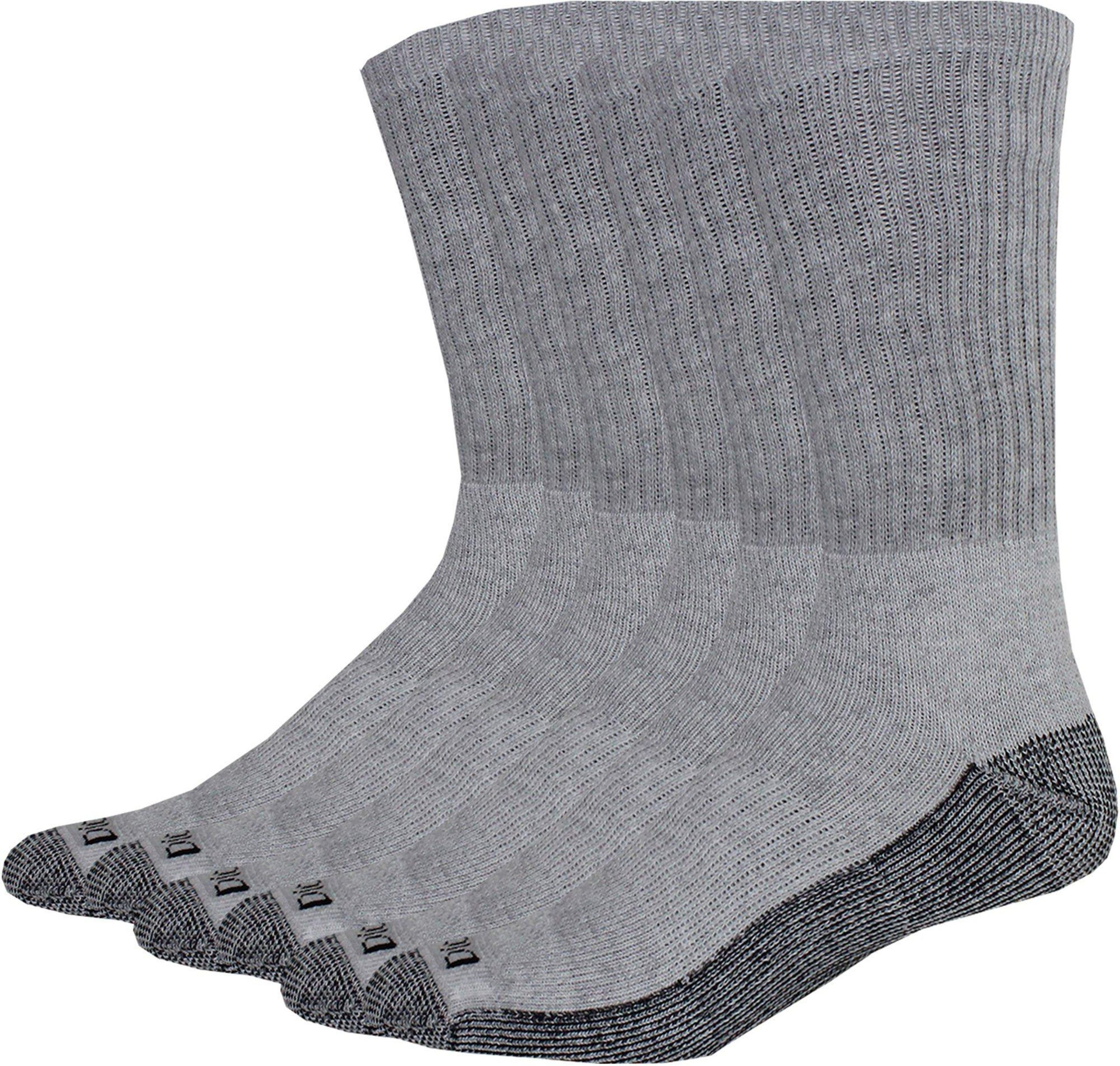 Dickies Mens 6-pk. Dri Tech Grey Crew Socks