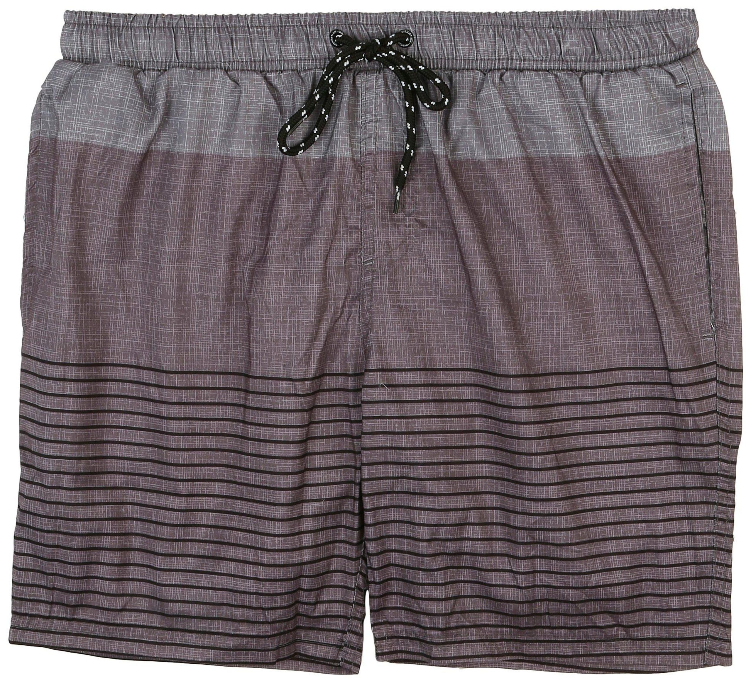 Distortion Mens 7 in. Stripe Volley Boardshorts