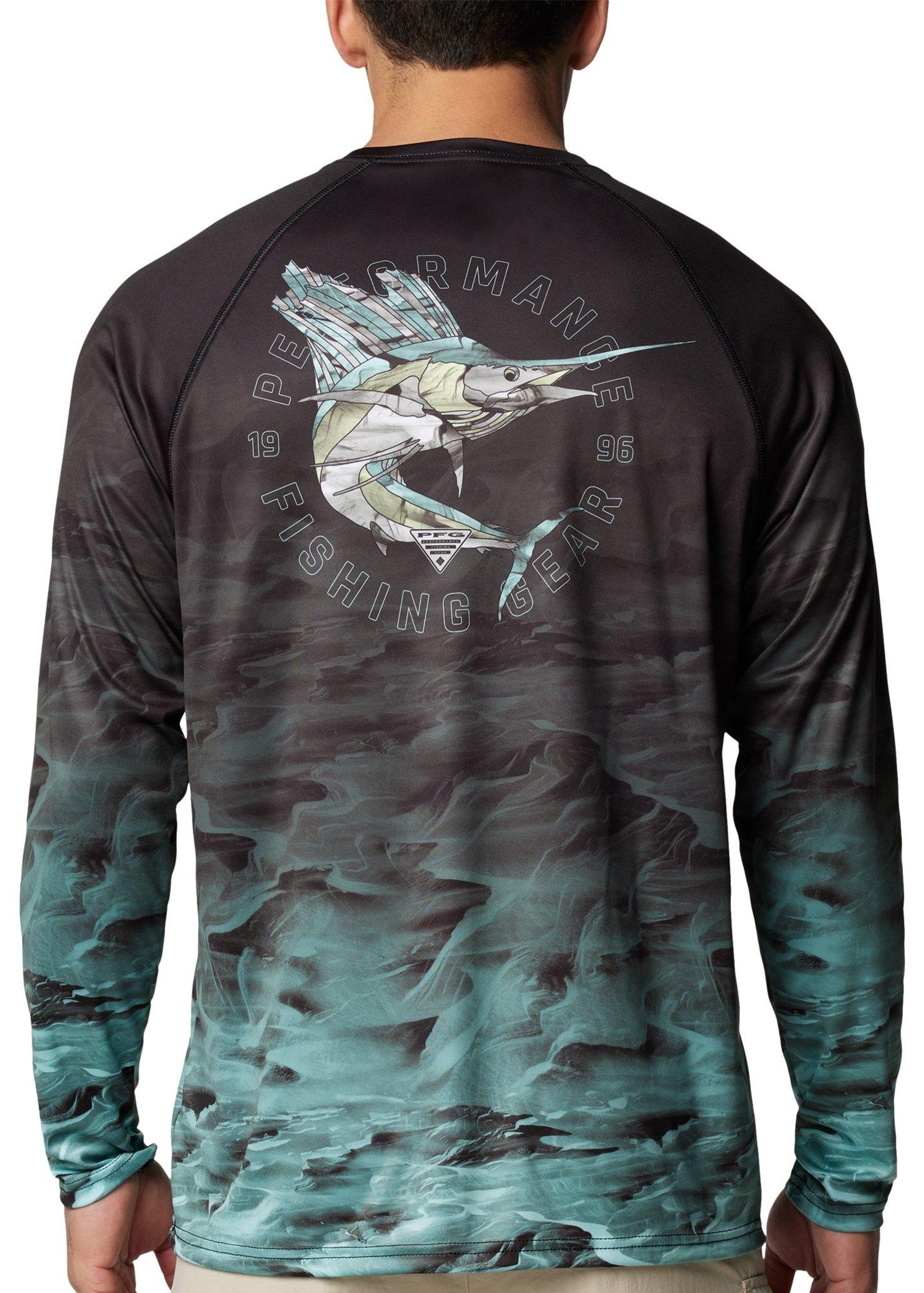 Mens Fish Flow Terminal Tackle Long Sleeve Shirt