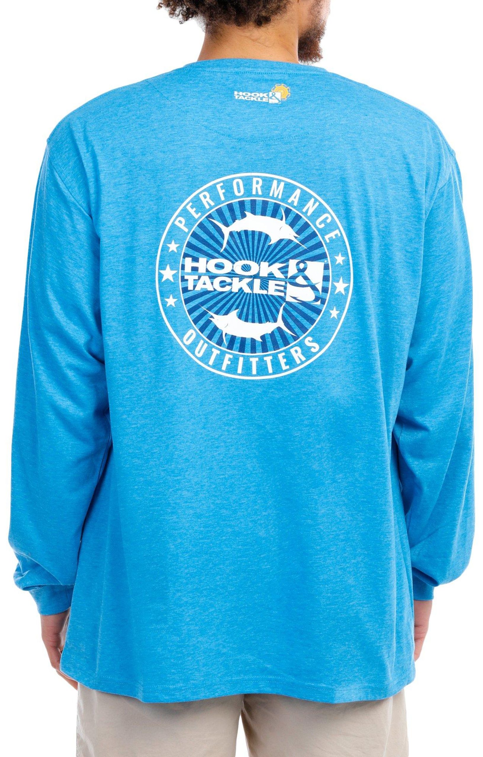 Hook & Tackle Mens Graphic Print Long Sleeve Tee