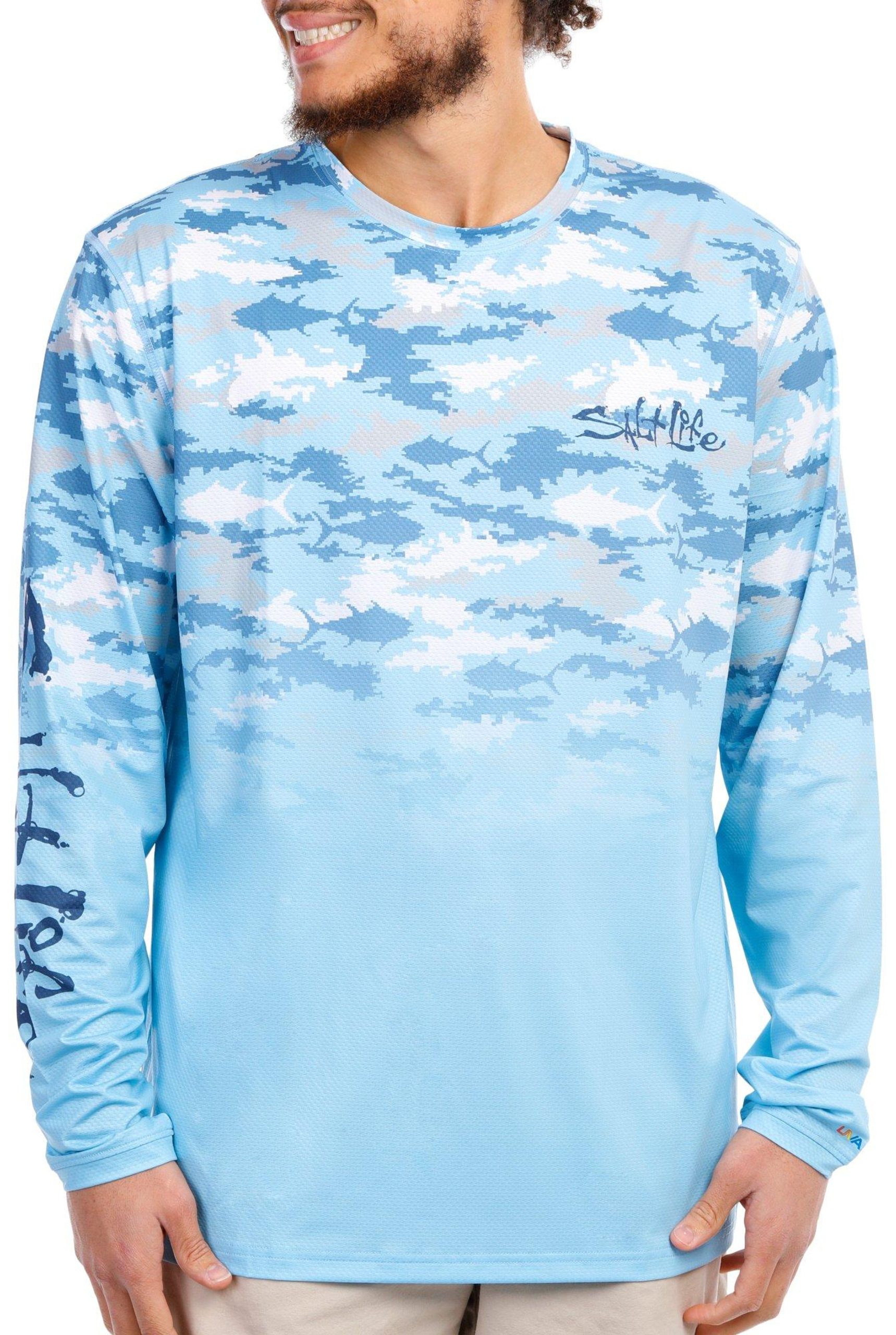 Salt Life Mens Print Performance Long Sleeve Tee