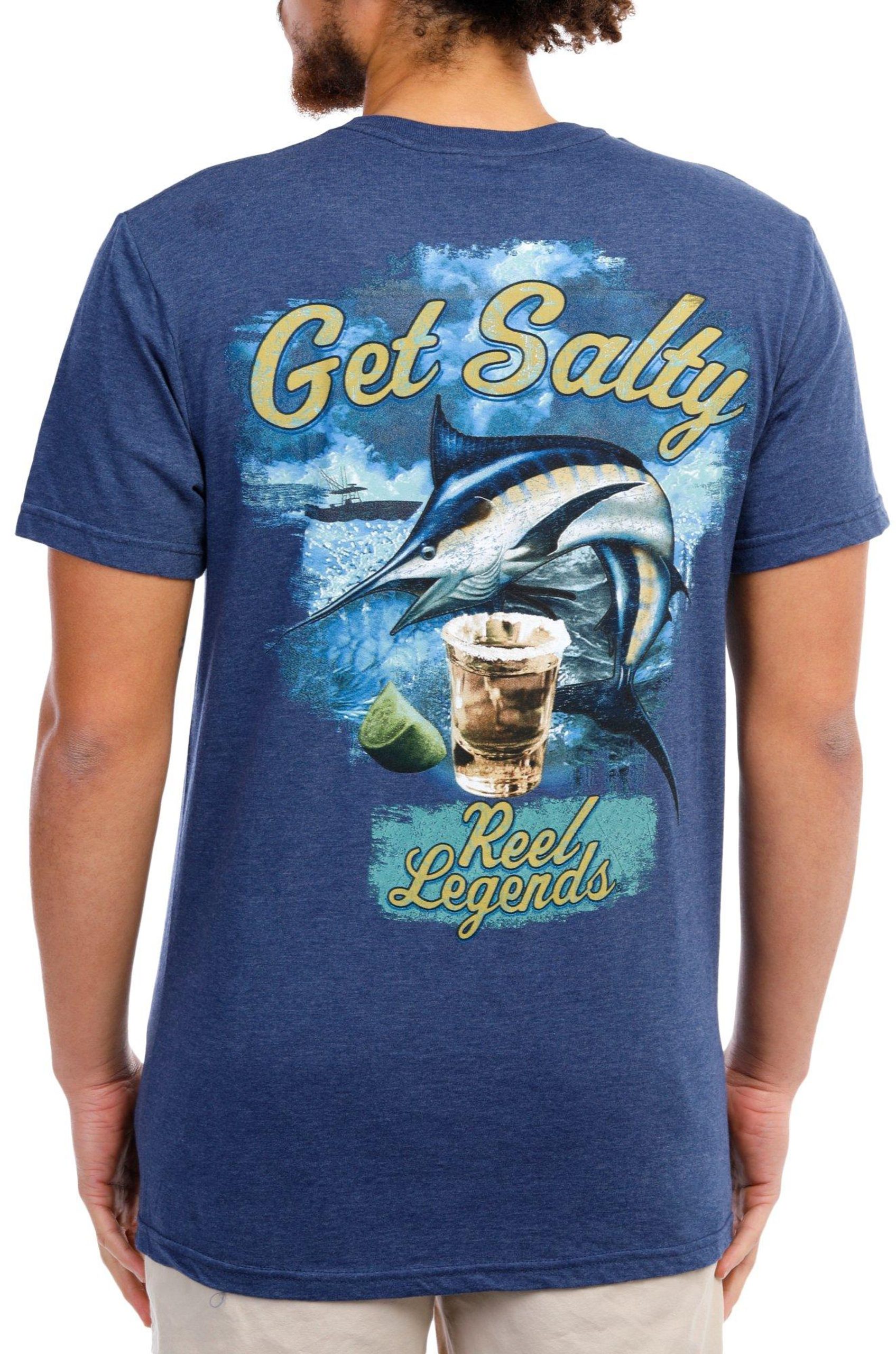 Reel Legends Mens Get Salty T-Shirt