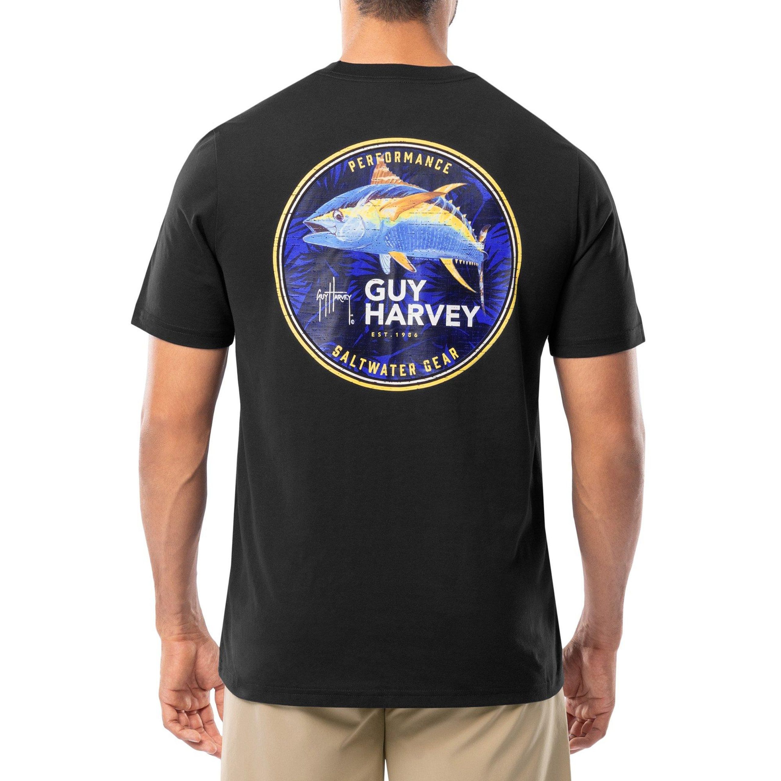 Guy Harvey Mens Tuna Medallion Short Sleeve T-Shirt