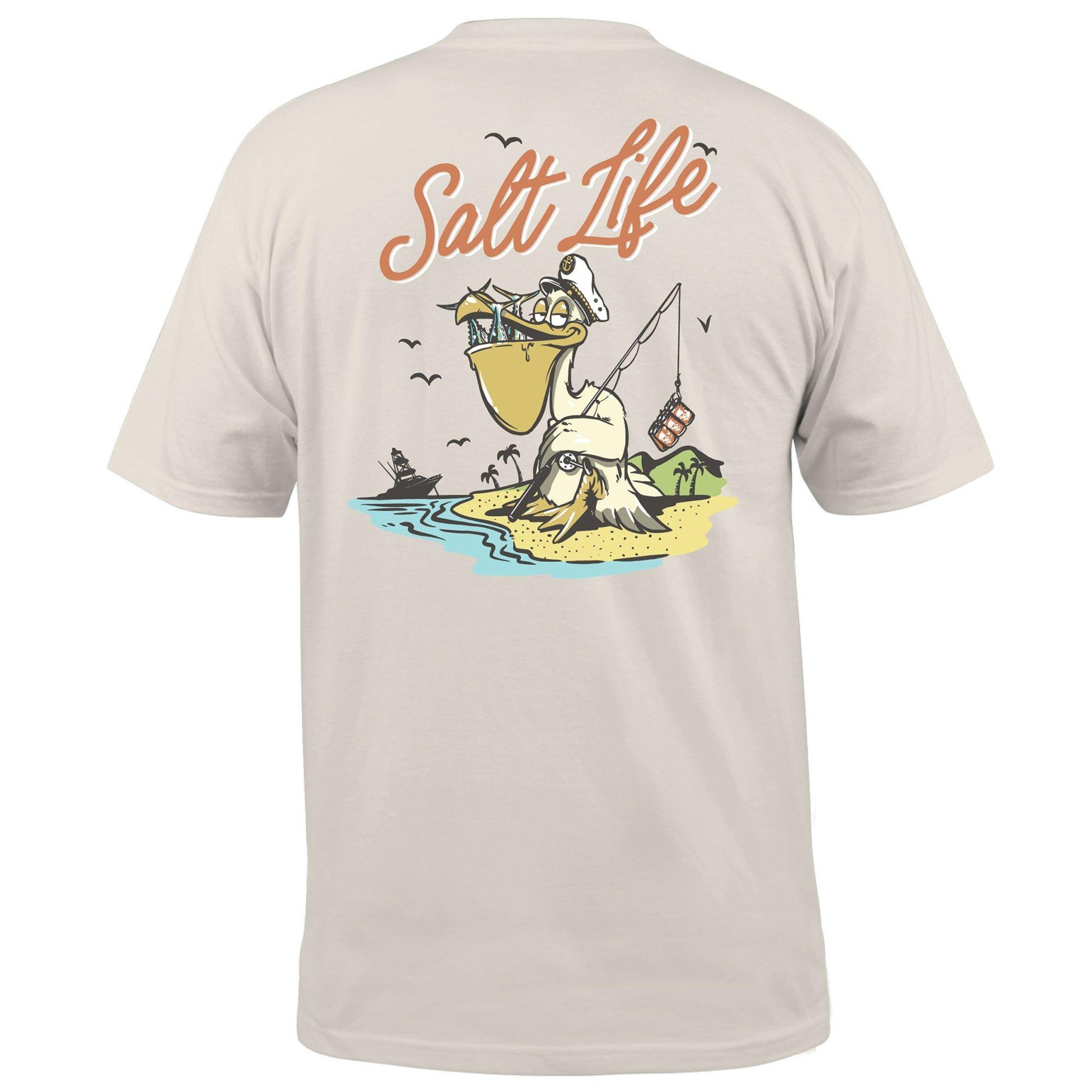 Salt Life Mens Gone Fishin Short Sleeve Tee