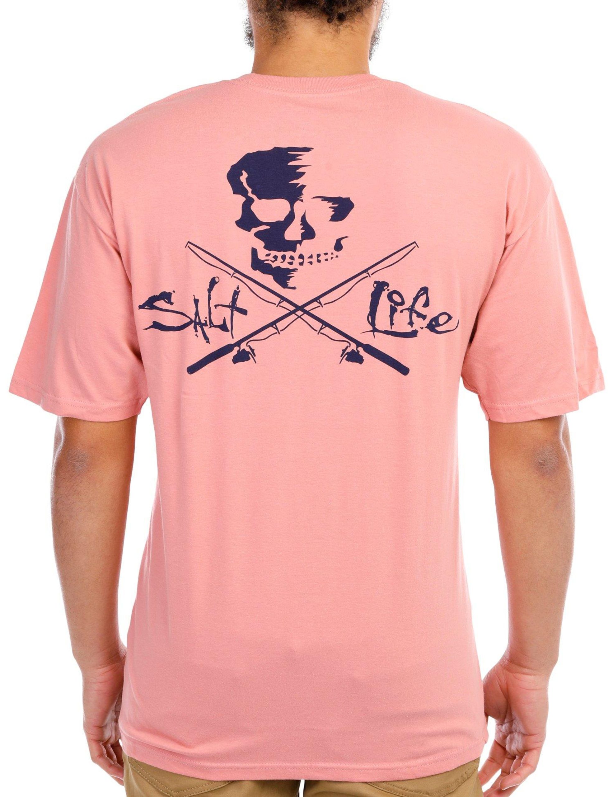 Salt Life Mens Skull & Poles T-Shirt