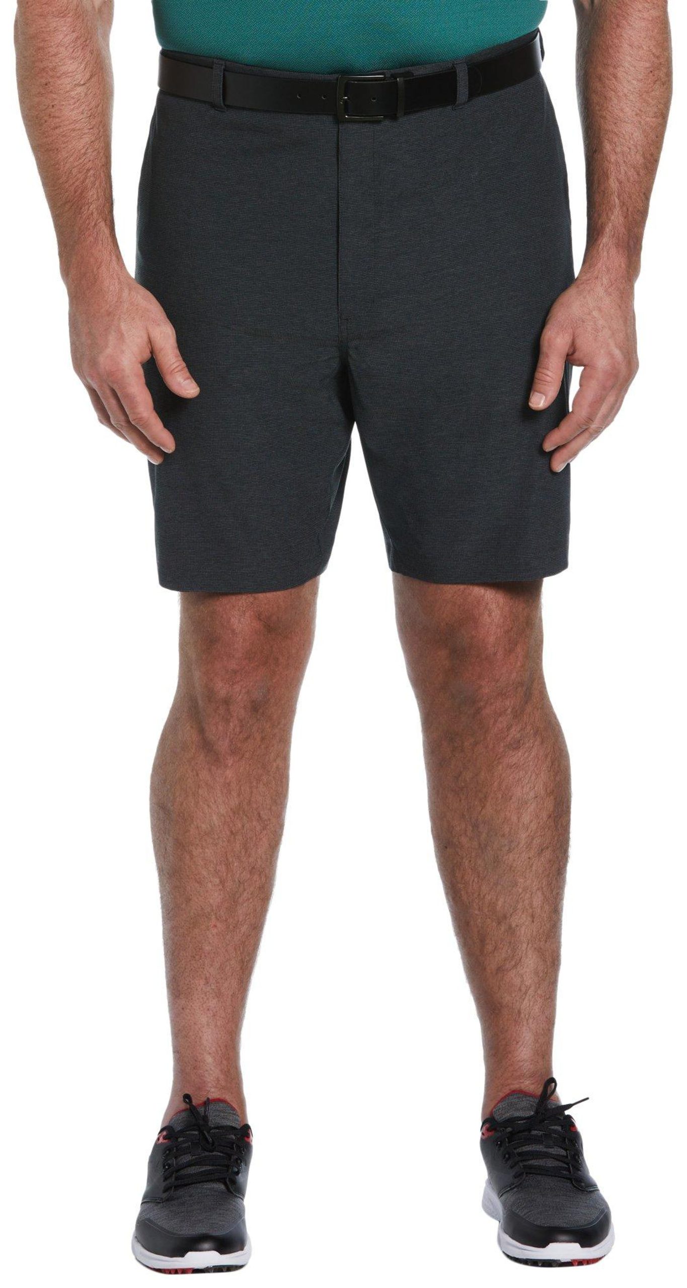 PGA TOUR Mens Big & Tall 8 in Micro Grid Golf Shorts