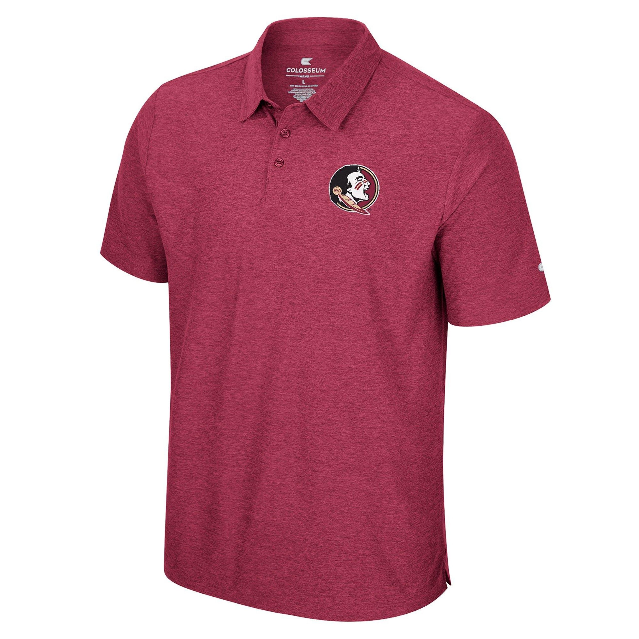 Mens FSU Logo Print Skynet Polo