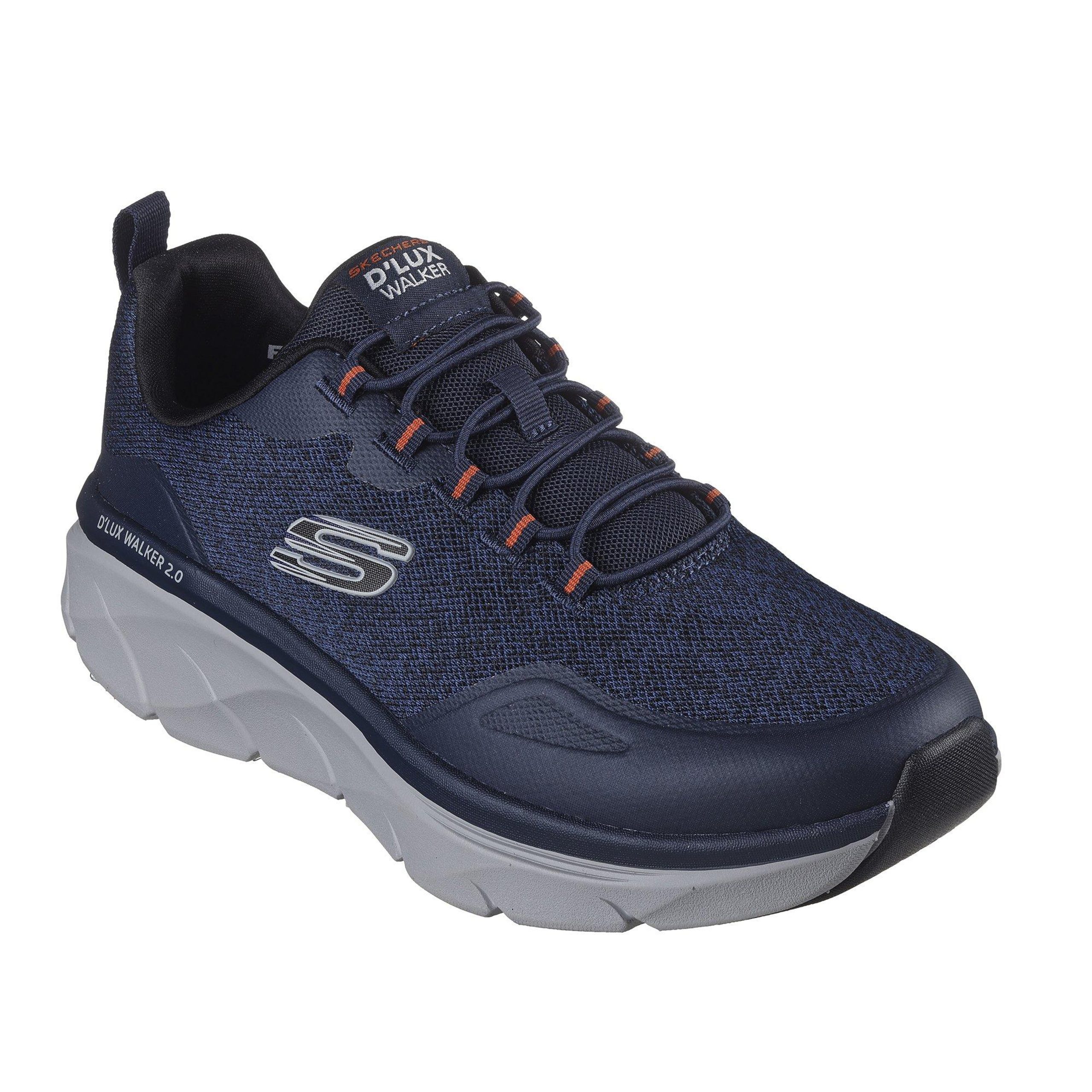 Skechers Mens D’Lux Walker Steadyway Extra Wide Shoes