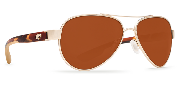 Costa Del Mar Loreto Sunglasses – Rose Gold Temple/Copper 580P