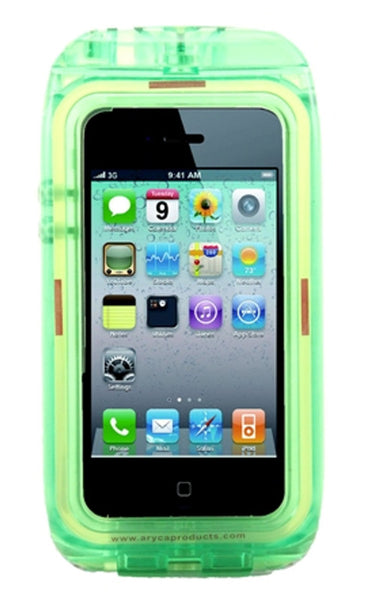 Aryca Wave 2 Waterproof Phone Case/Green/iPhone 4/4S