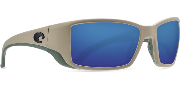 Costa Del Mar Blackfin Sunglasses – Matte Sand/Blue Mirror 580P