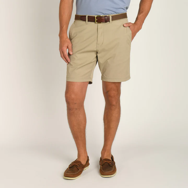 Duck Head Men’s Harbor Performance Short – 8″/ Khaki