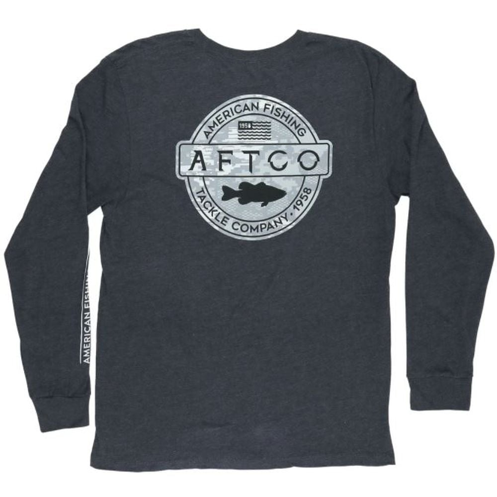 AFTCO Men’s Bass Patch Long Sleeve T-Shirt